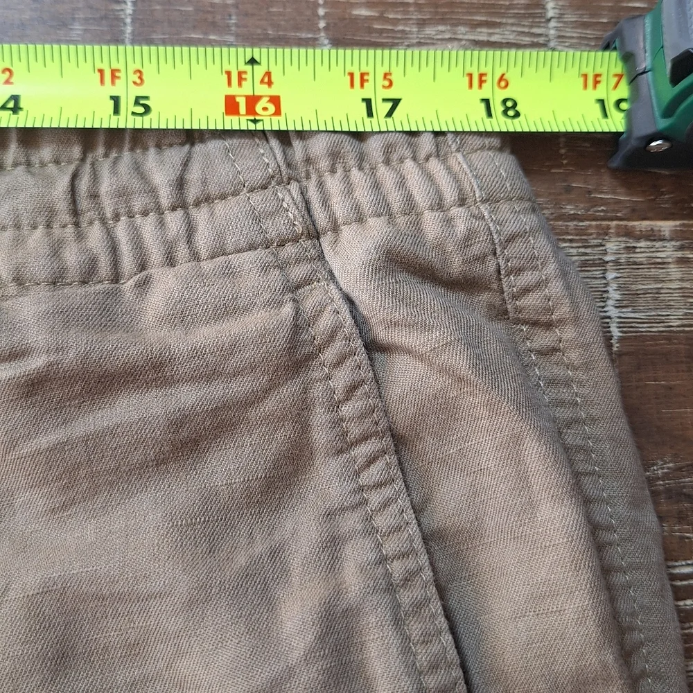 Polo Ralph Lauren Classic Fit Mens XL Beige Elastic Waist Shorts with Drawstring